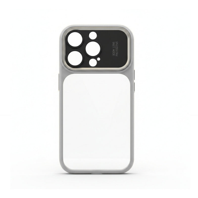 Case - Luxury Magnetic Metal TPU Case Translucent Acrylic Hard Bumper