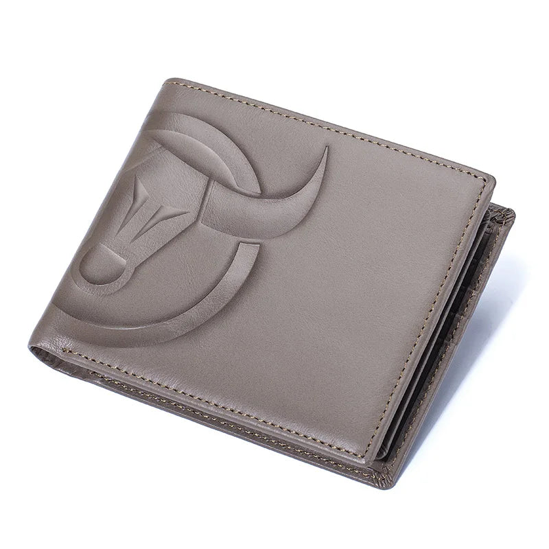 Wallet - BullCaptain Men Wallet High Quality RFID Wallet Coin Purse Compact