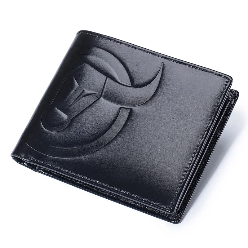 Wallet - BullCaptain Men Wallet High Quality RFID Wallet Coin Purse Compact