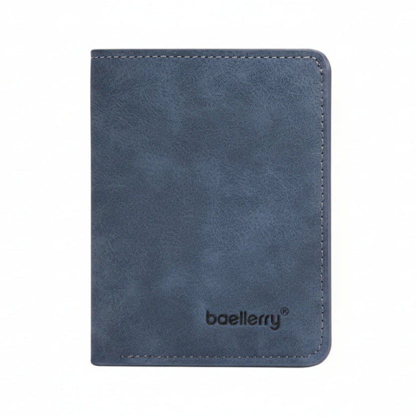 Wallet - Baellerry Wallet for Men PU Leather Front Pocket Minimalist Money Clip Travel Essentials