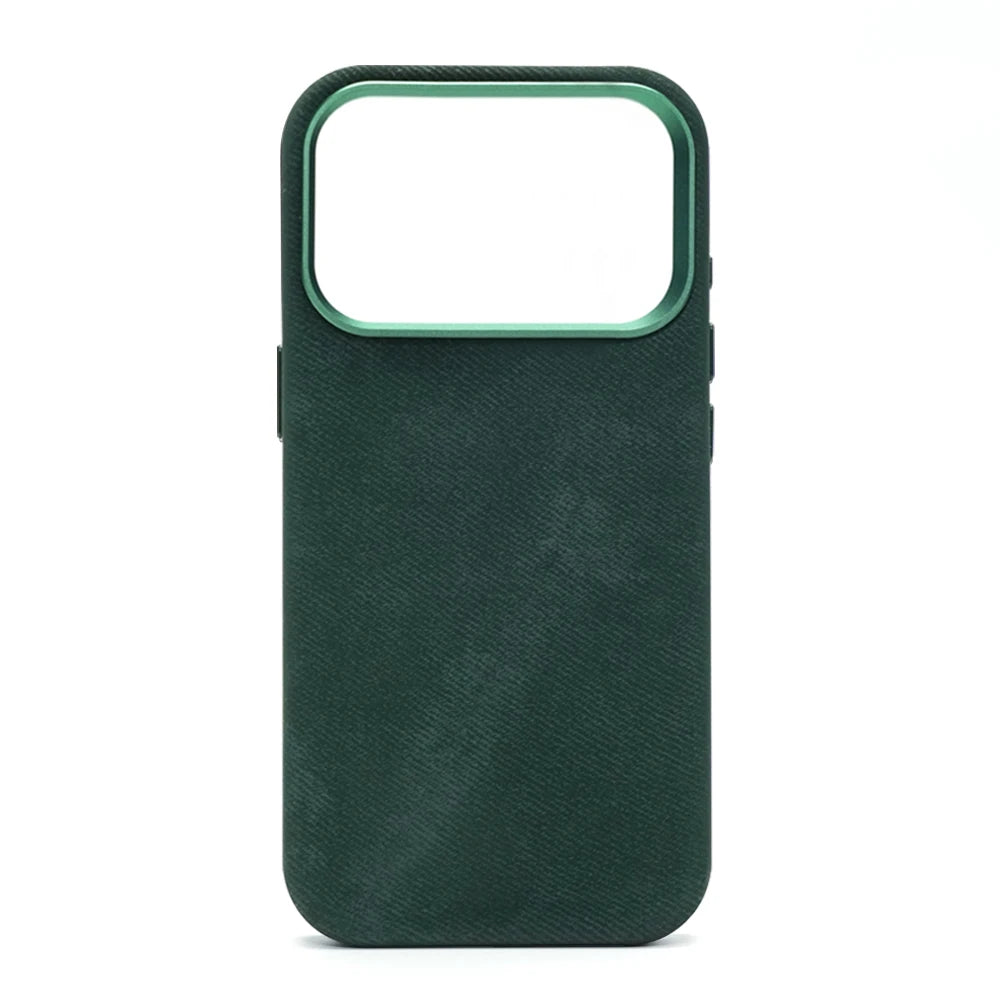 Case - Luxury Fiber Leather Shockproof Case MagSafe Compatible