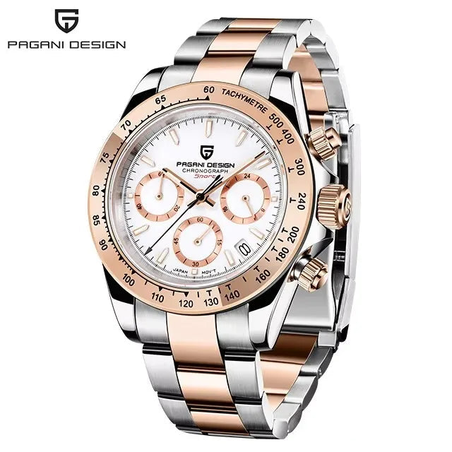 Watch - PAGANI Design Top Brand Men's Sports Quartz Watches Sapphire Stainless Steel Waterproof Chronograph Luxury
