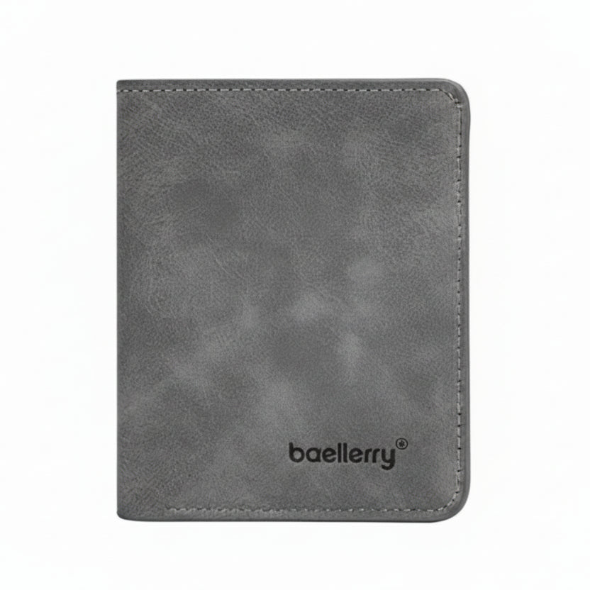 Wallet - Baellerry Wallet for Men PU Leather Front Pocket Minimalist Money Clip Travel Essentials