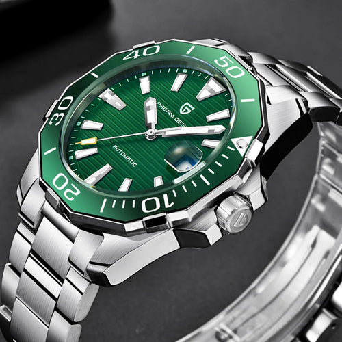 2025 New Brand PAGANI DESIGN 1617 Men's Military Sport Mechanical Watches Waterproof Stainless Steel Top Brand Luxury Men Watch