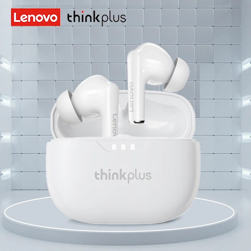 100% Original Lenovo Headphones Wireless Bluetooth 5.2 Earbuds HiFi Stereo Noise Reduction Headphones Touch Control 250mAH New