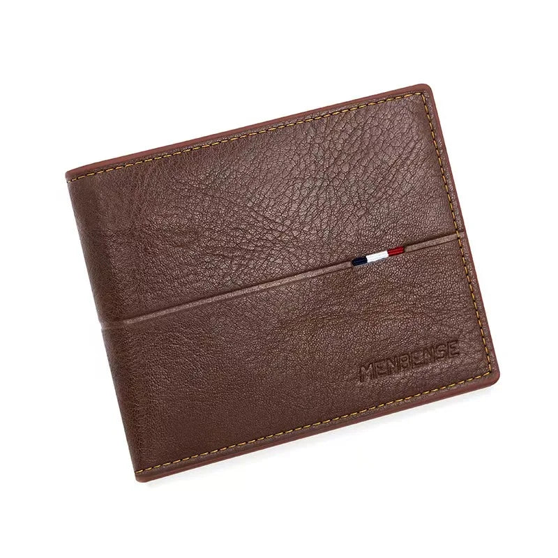 Wallet - Male Purse Simple Coin Pocket High Quality PU Leather Men's Wallet