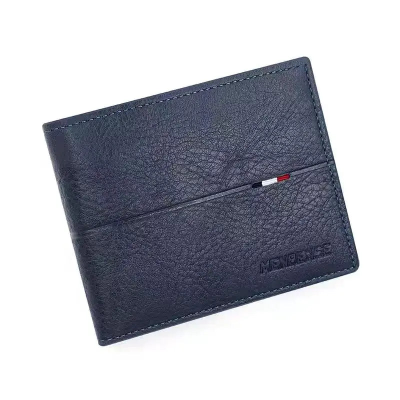 Wallet - Male Purse Simple Coin Pocket High Quality PU Leather Men's Wallet