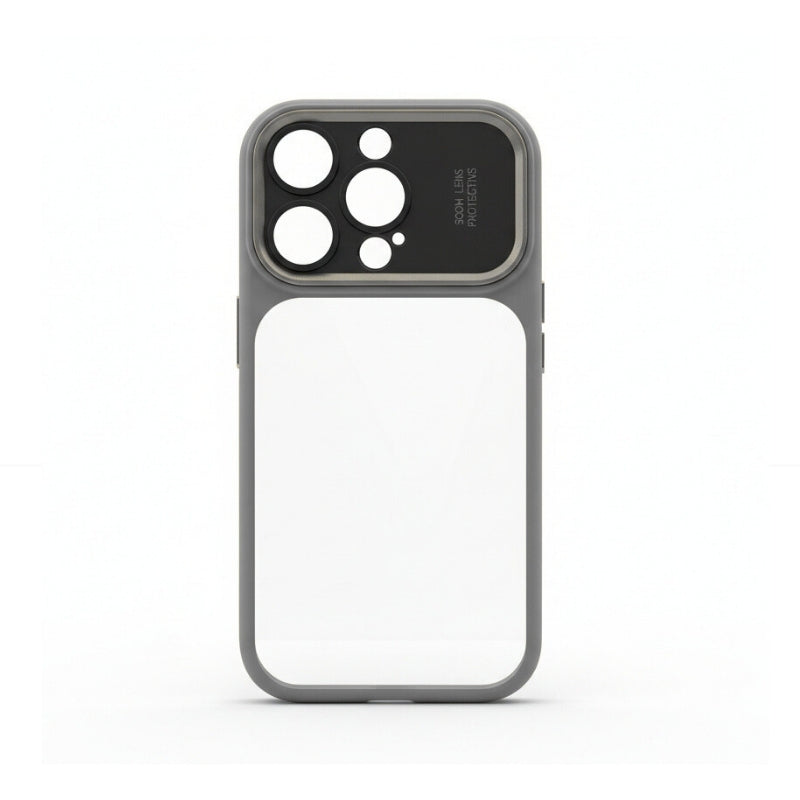 Case - Luxury Magnetic Metal TPU Case Translucent Acrylic Hard Bumper